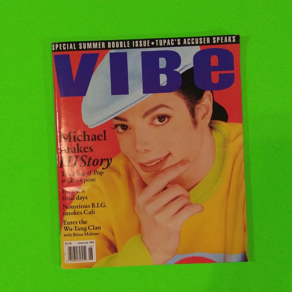 1995 Vibe Magazine Michael Jackson Cover